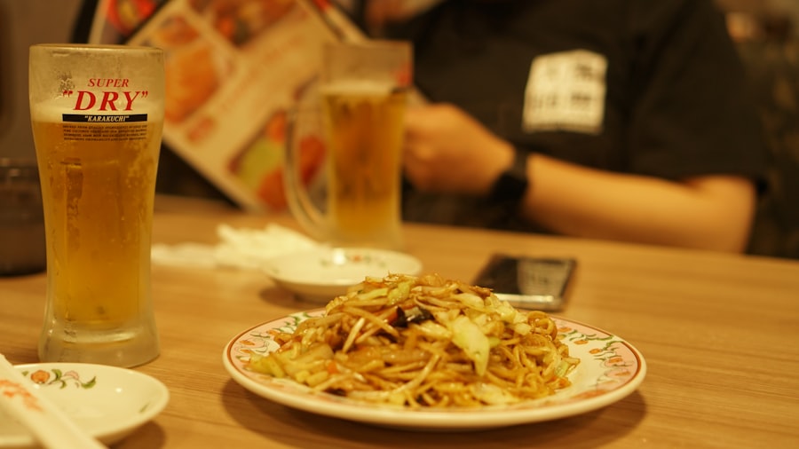 Photo eat late evening